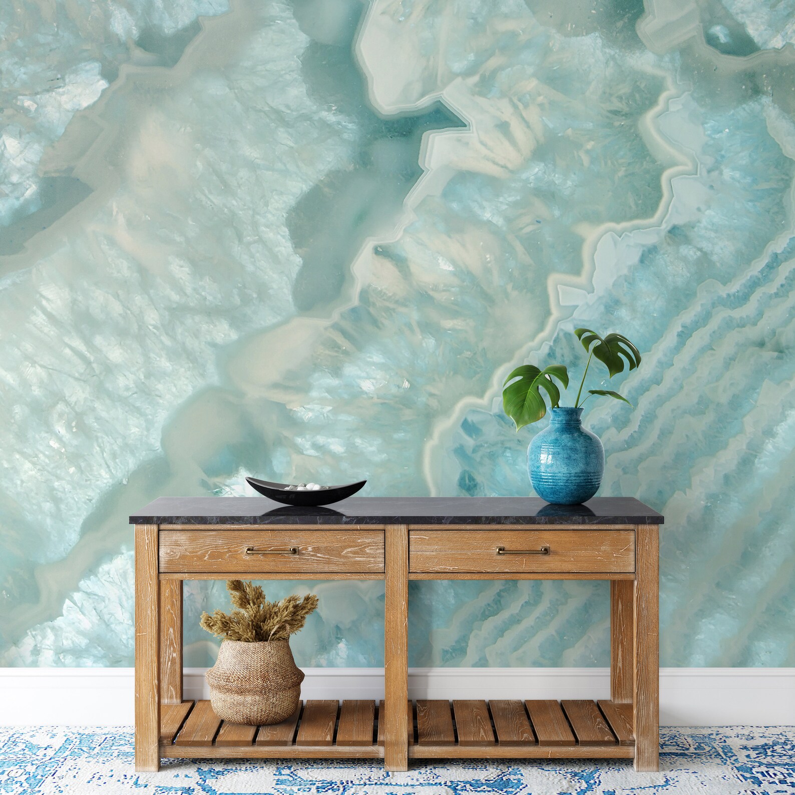 Peel and Stick Marble Wallpaper Beautiful Green Wallpaper Etsy