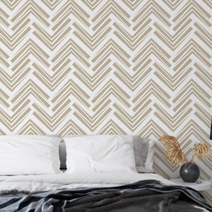 Geometric wallpaper, Removable wallpaper peel and stick, Unusual modern wallpaper, Vinyl simple wallpaper, Vintage colorful wallpaper