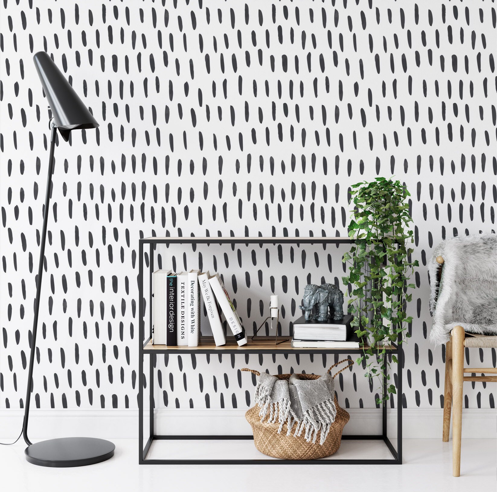 Abstract Wallpaper Peel and Stick Abstract Wallpaper Etsy