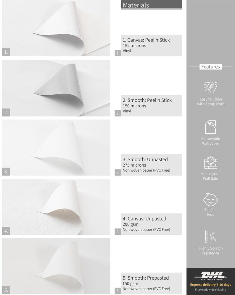 Botanical Leaf Geometric Green Wallpaper Removable Vinyl Peel and Stick Bedroom Decor bild 9