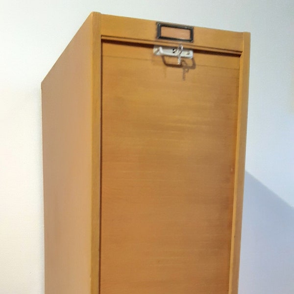 Orig. F. Soennecken - Mid Century - vintage - Rolladenschrank - Aktenschrank - Büromöbel