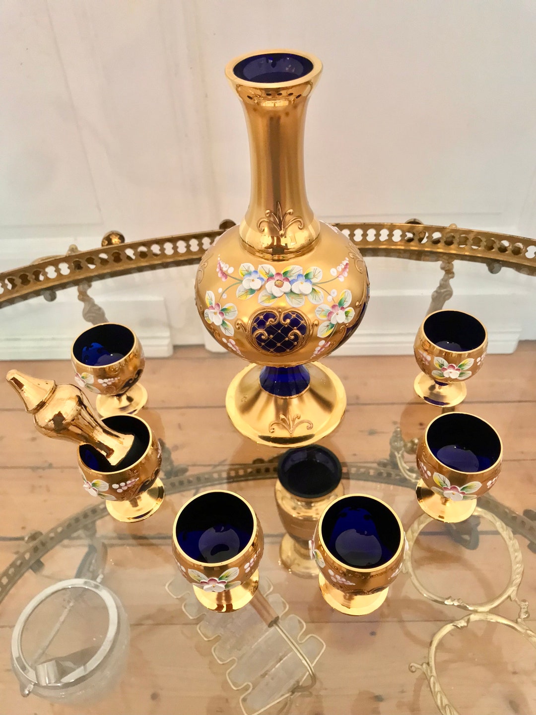 Seau à Champagne Murano Tre Fuochi – Verre Vénitien D'origine