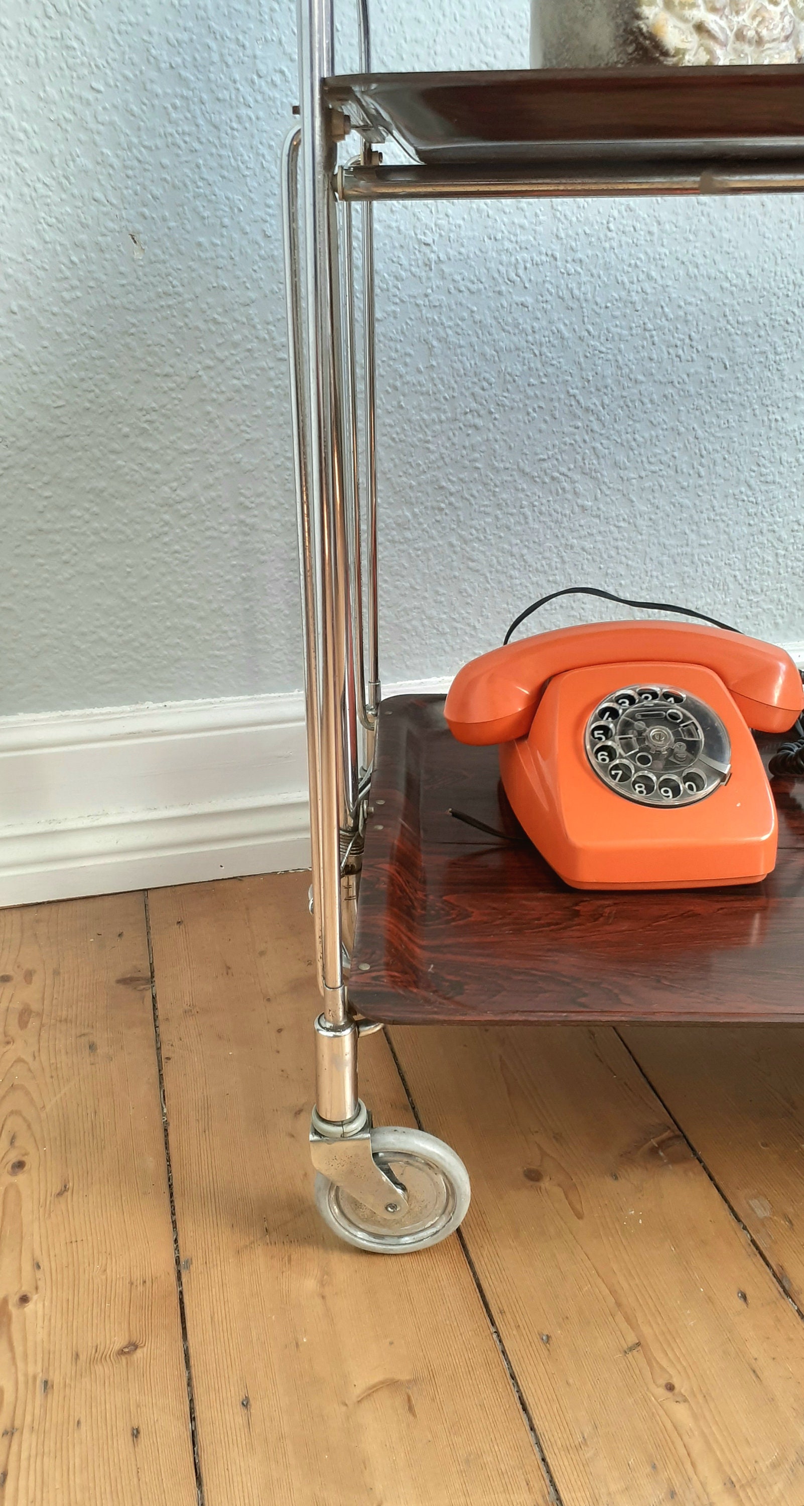 SERVIERWAGEN BARWAGEN Midcentury Roll Folding Car Side Table Etsy