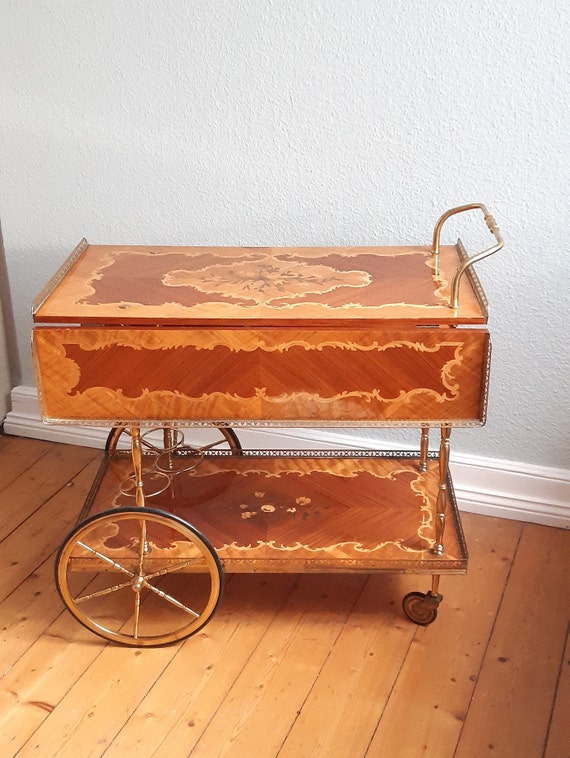 Victorian Luxury Farfalla BAR CART TEA CART SERVIERWAGEN Etsy