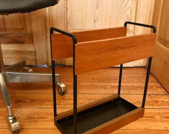 Umbrella stand - 60s 70s - Teak - Chic - Mid Century Danish design!