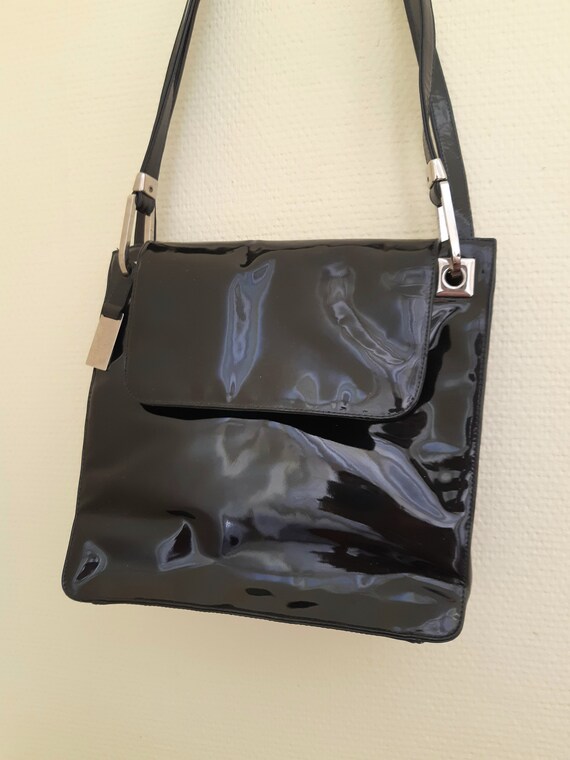 VALENTINO ORLANDI original patent leather bag