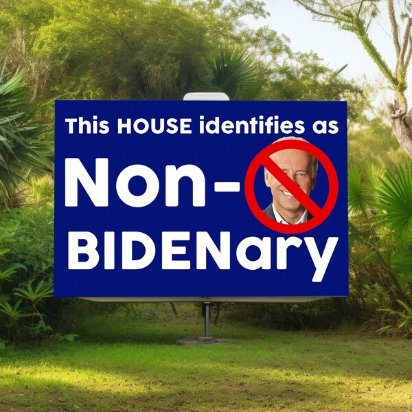 Biden Harris 2024 Sign, Biden Harris For President 2024, Truth, Hope, Decency Lawn Sign, 18”x12”, Double Sided, H stake Included D1G207