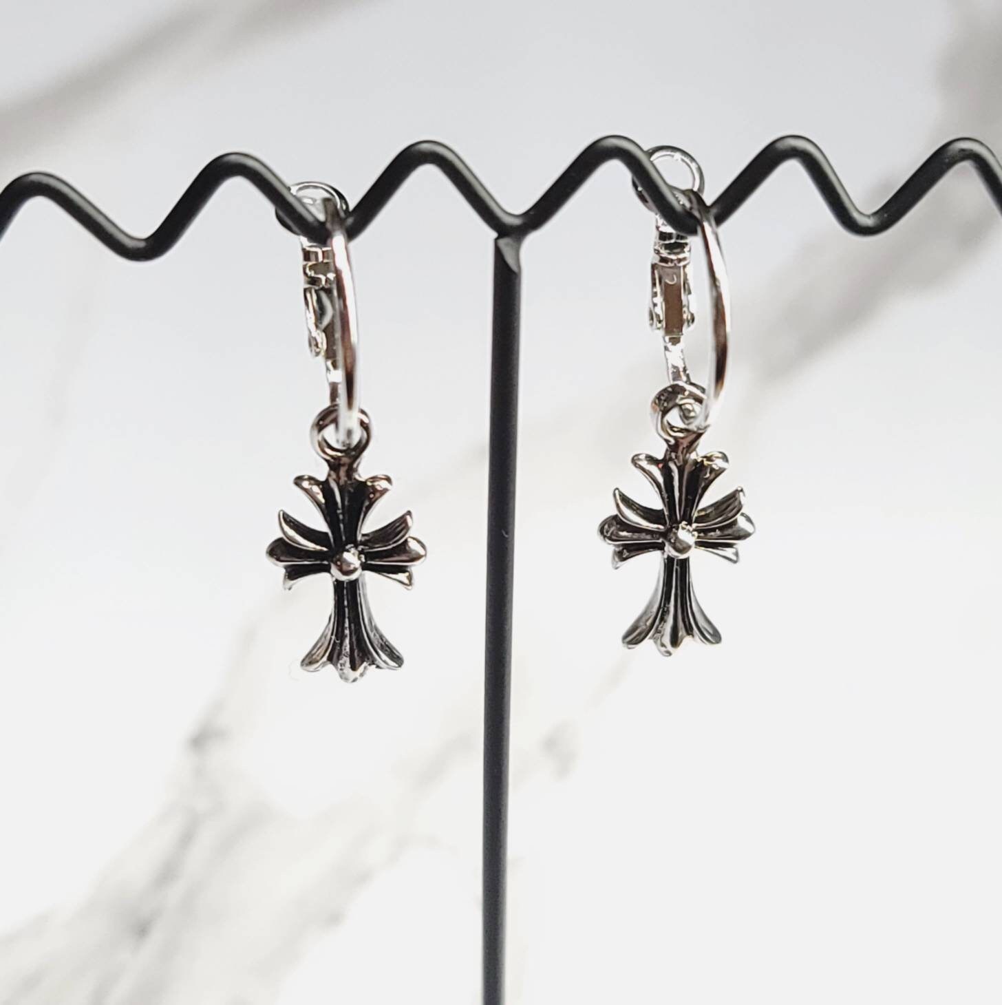 Jimin cross earrings Clearance