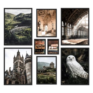 Poster Set - Potterhead, multi-panel picture wall, Potter wall art, living room decor pictures, by ARTFAVES® image 10