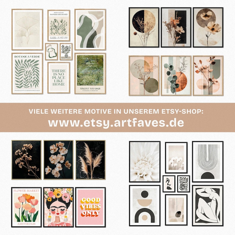 Poster Set - Potterhead, multi-panel picture wall, Potter wall art, living room decor pictures, by ARTFAVES® image 8