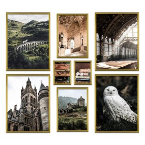 Poster Set - Potterhead, multi-panel picture wall, Potter wall art, living room decor pictures, by ARTFAVES® image 9