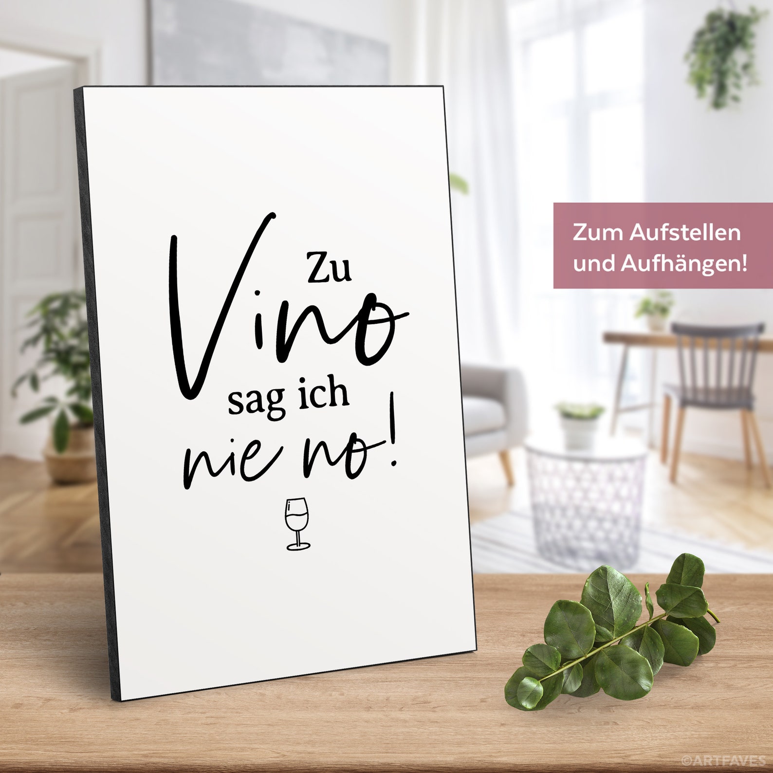 Zu Vino Sag Ich Nie No