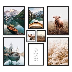 Poster Set - Beautiful Earth, multi-panel picture wall, nature wall art, living room decor pictures, by ARTFAVES® image 10