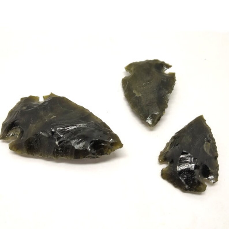 Black Obsidian Arrowhead Collection 6-Pack Black Obsidian Arrowhead Collection 6-Pack