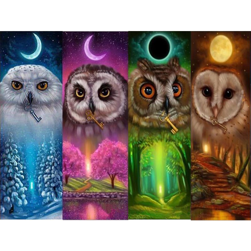 5D DIY Diamond Painting Animal owl Full Drill Embroidery Mosaic Cross Stitch Kit 5D DIY Diamond Painting Animal owl Full Drill Embroidery Mosaic Cross Stitch Kit