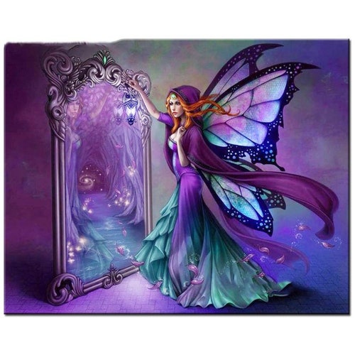 5D DIY Full Drill Diamond Painting Kits Angel Fairy Cross Stitch Embroidery Gift 5D DIY Full Drill Diamond Painting Kits Angel Fairy Cross Stitch Embroidery Gift