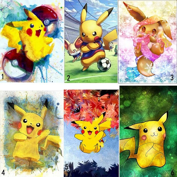 Cute Full Drill Pokemon Crystal Home Decor Diy Square Diamond Painting Cartoon Pikachu Cross Stitch Diamond Embroidery