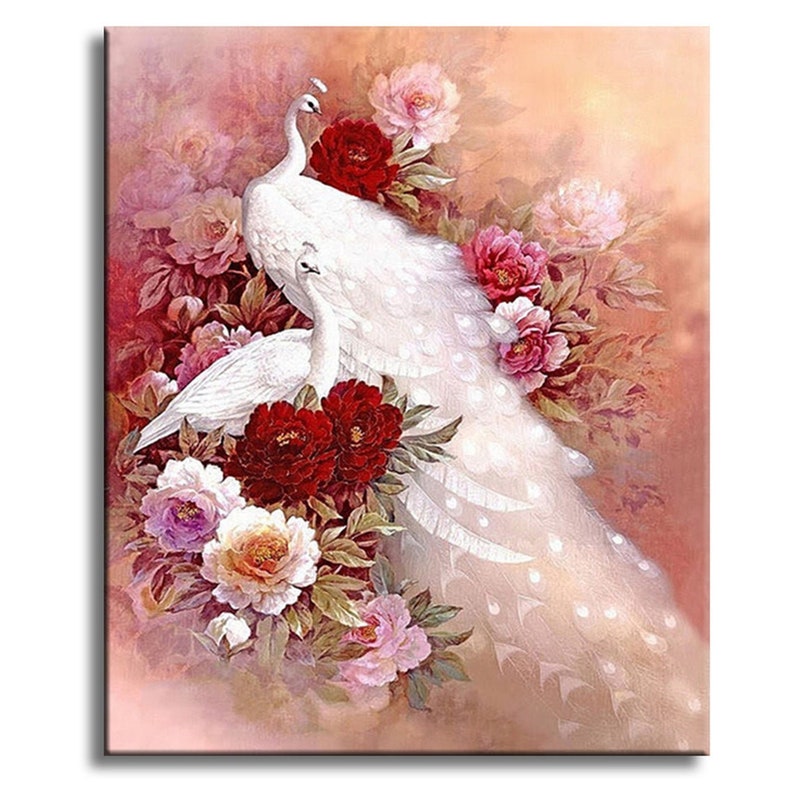 Diamond Painting Kits 5D DIY Full Square/round Drill White Etsy