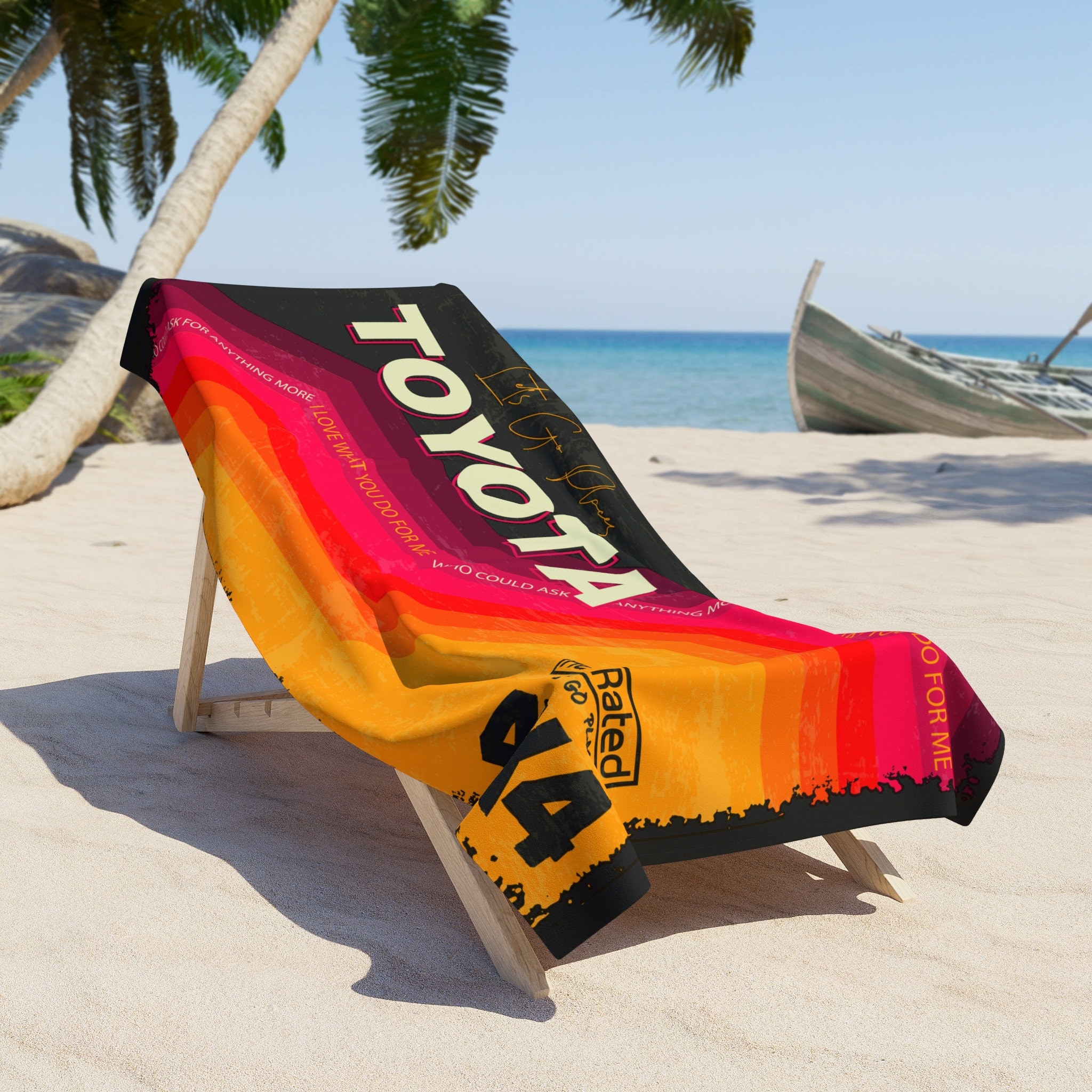 Retro Vintage Toyota 4X4 Beach Towel - Etsy