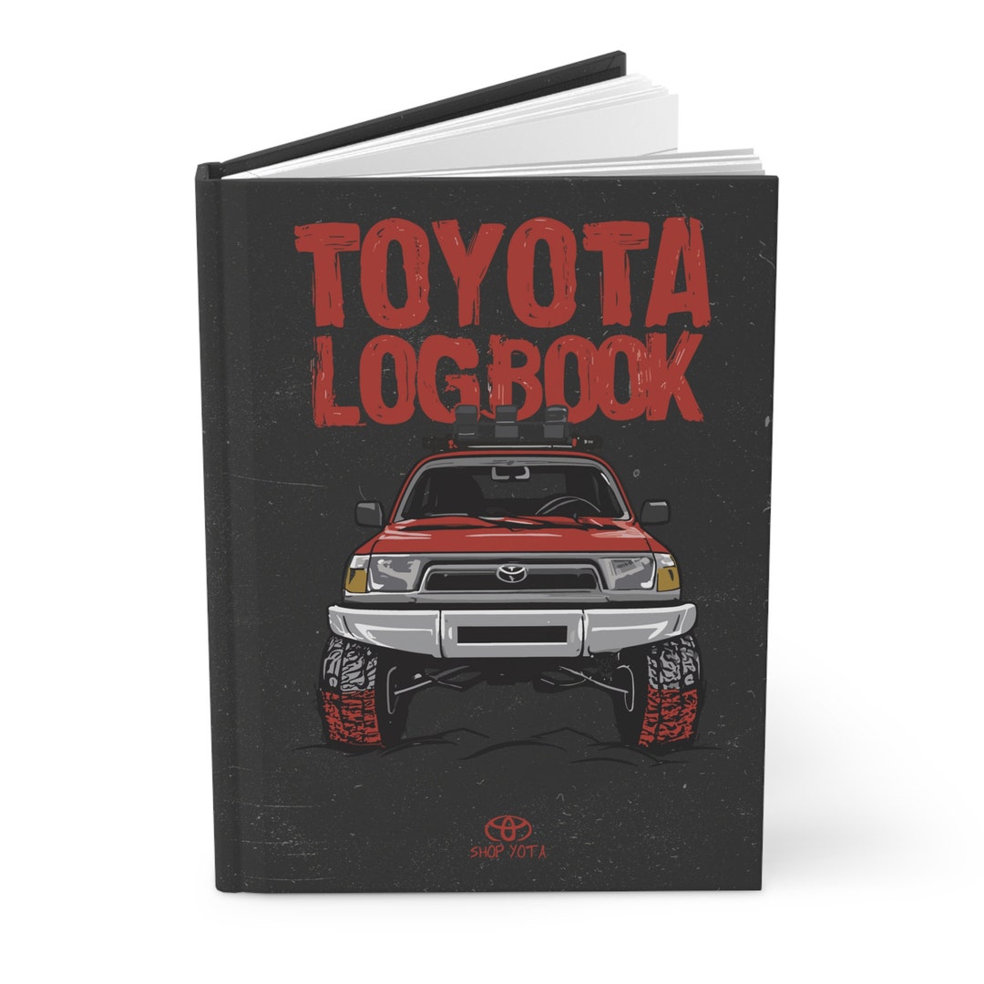 Toyota Logbook Maintenance Record Hardcover Journal Matte Black - Etsy