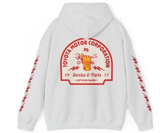 Toyota Motor Corporation Vintage Heavy Blend Hooded Sweatshirt