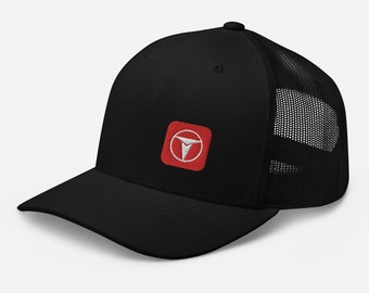 Old School, Toyota, Retro, Embroidered, Logo, 80's, Hat, Trucker Cap