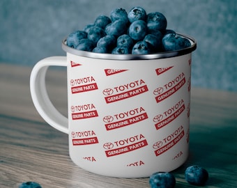 Toyota Genuine Parts Enamel Camping Mug