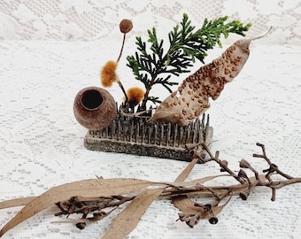 Vintage Flower Frog: Floral Arranger, Stayput Products Melb. Aust.