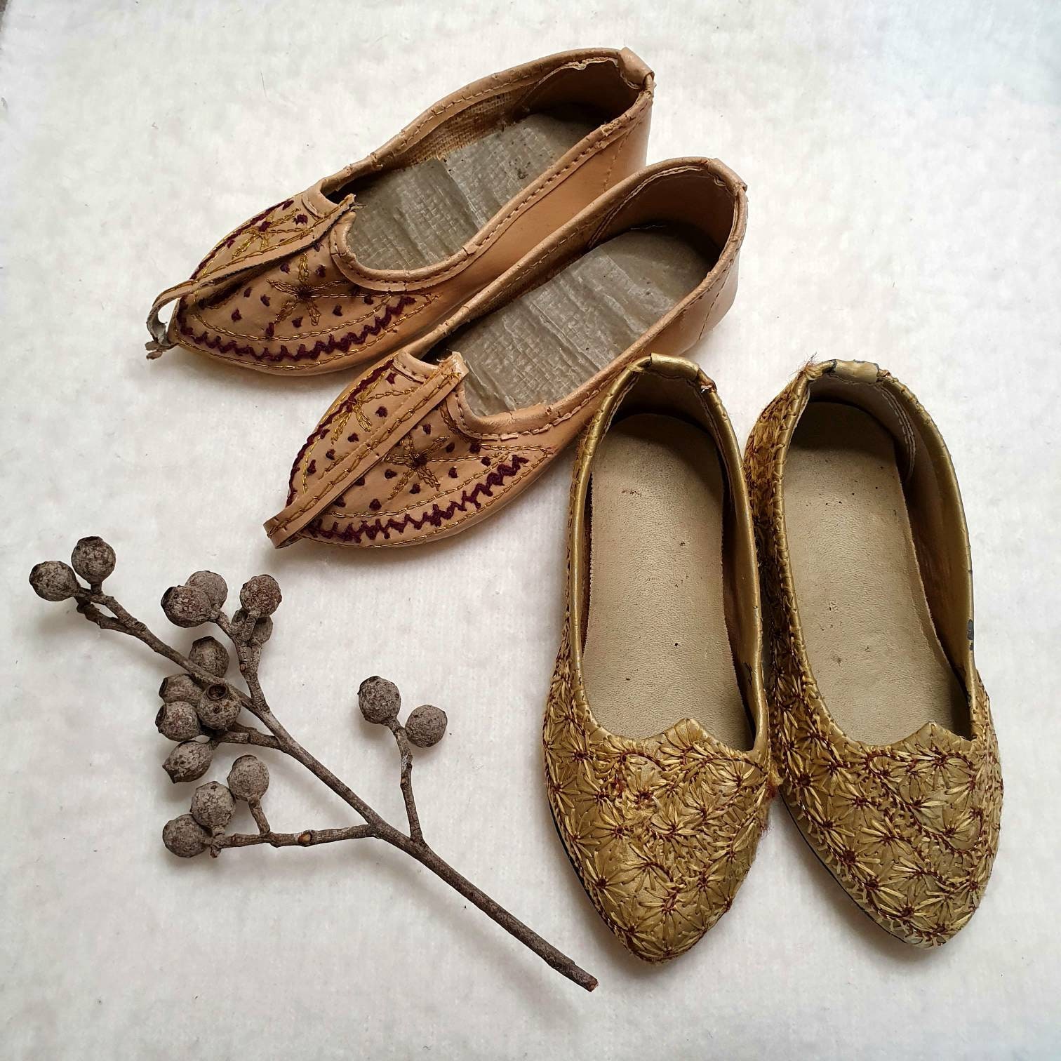 Chaussures De Princesse Fille - Paillettes, Papillon, Nœud - Talon Bas - Pour Déguisement, Halloween, Noël, Anniversaire - Taille EU 22-36