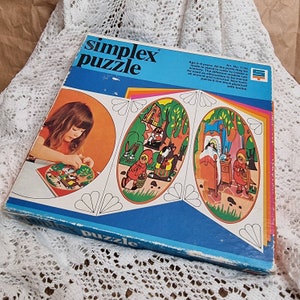 Vintage little red riding hood puzzle.