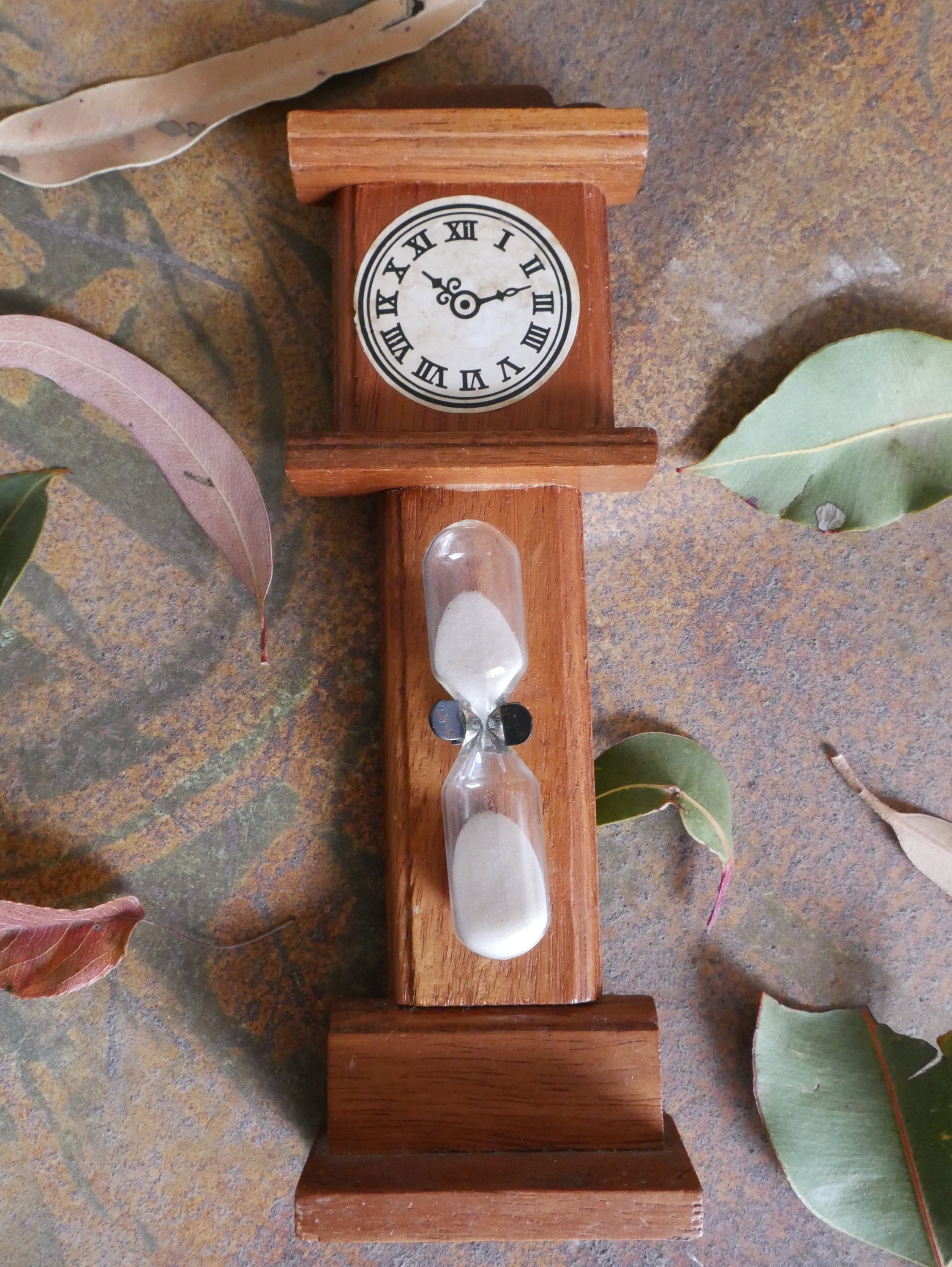 Grandfather clock hourglass sand timer. Etsy