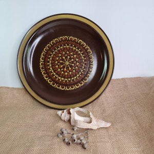 Vintage Japanese stoneware charger plate.