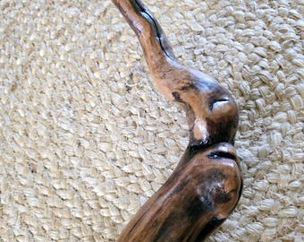 Ooak Rustic driftwood walking stick.