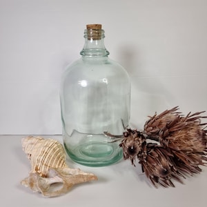 Vintage glass bottle. Carboy/Demijohn.