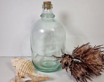 Vintage glass bottle. Carboy/Demijohn.