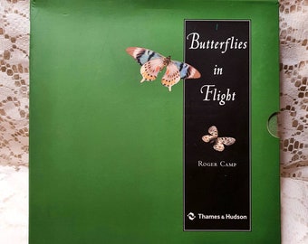 Butterflies in flight. Photography book.