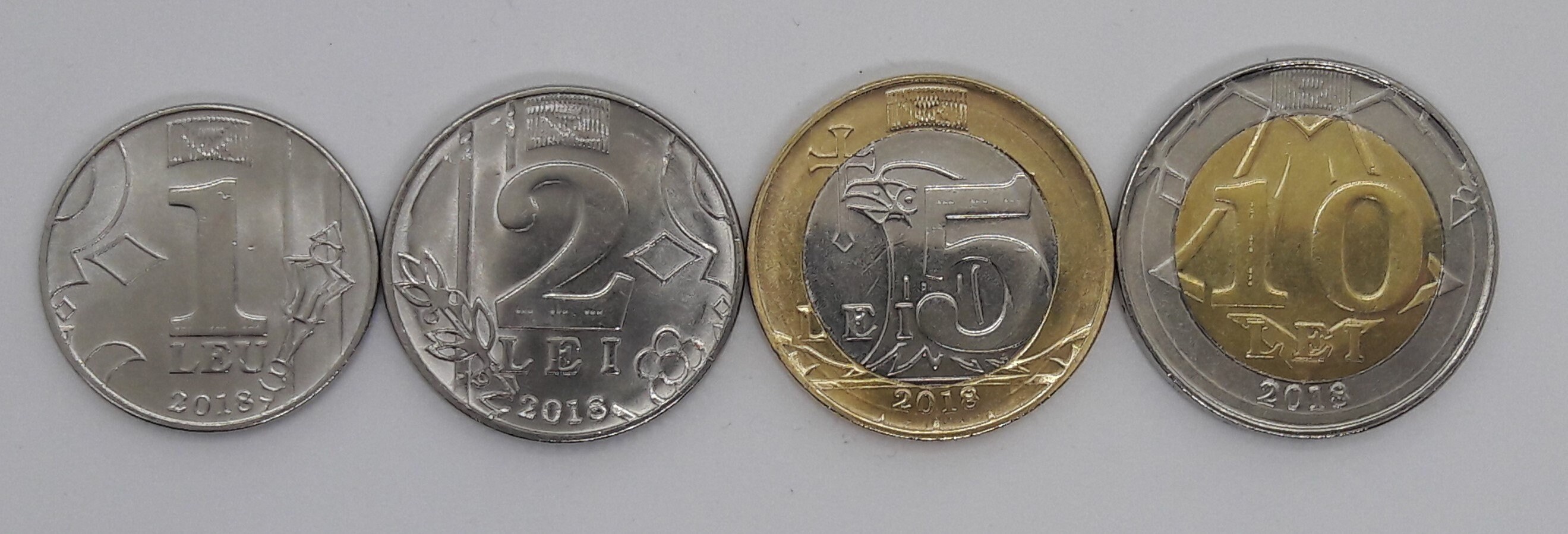 Moldova Coins 2018 1 / 2 / 5 / 10 Lei UNC uncirculated | Etsy
