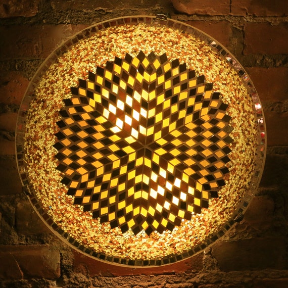 Wall Lamp Wandlampe Deckenlampe Mosaik Orientalische Etsy