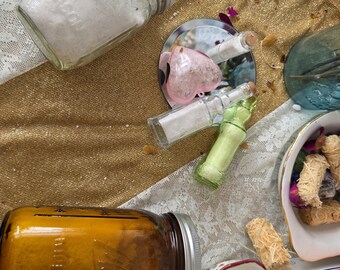Sales de baño con aceites esenciales y hierbas - Totalmente naturales - ¡Un regalo estupendo para el día de la madre!