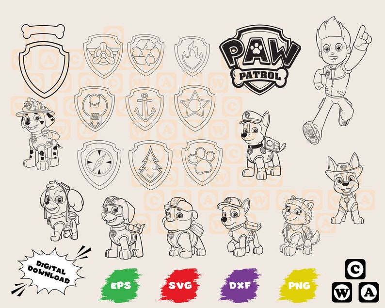 Free Free Cricut Paw Patrol Svg Free 380 SVG PNG EPS DXF File