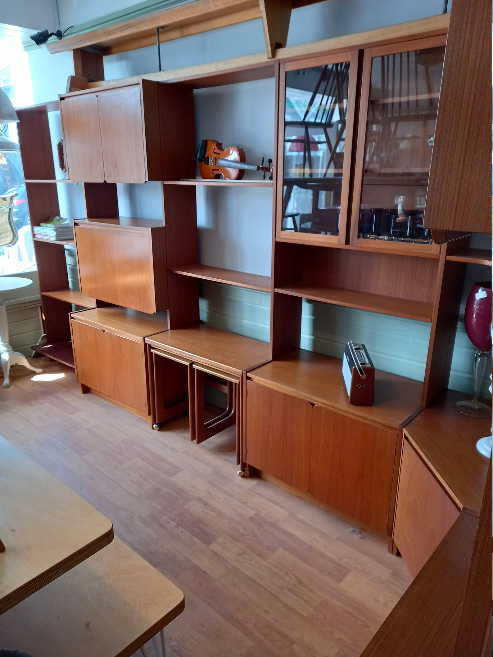 Ladderax Style Modular Shelving by Mcintosh Rare 6 Bays Local Etsy UK