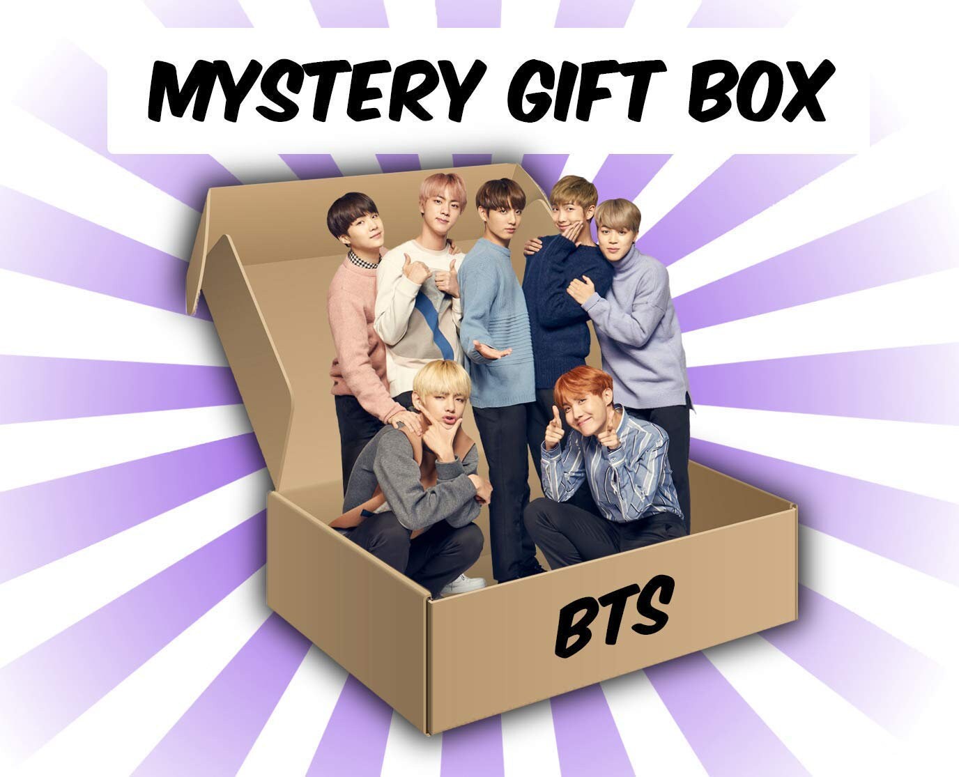 BTS Tiny Mystery Box Bts Small Mystery Box Etsy
