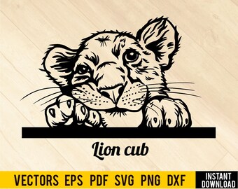 Download Lion Cub Svg Etsy