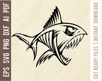 Download Angry Fish Svg Etsy