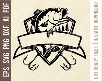 Download Fishing Logo Svg Etsy