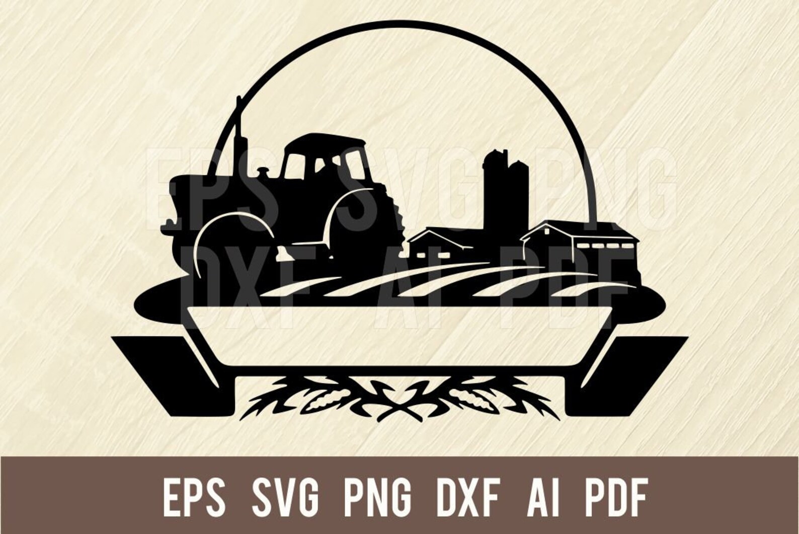 Farm Stencil Farm Life SVG Farmhouse dxf vector cut file | Etsy