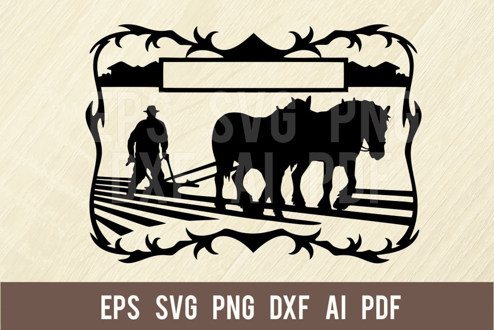 Farm Stencil Farm Life SVG Farmhouse dxf vector cut file | Etsy