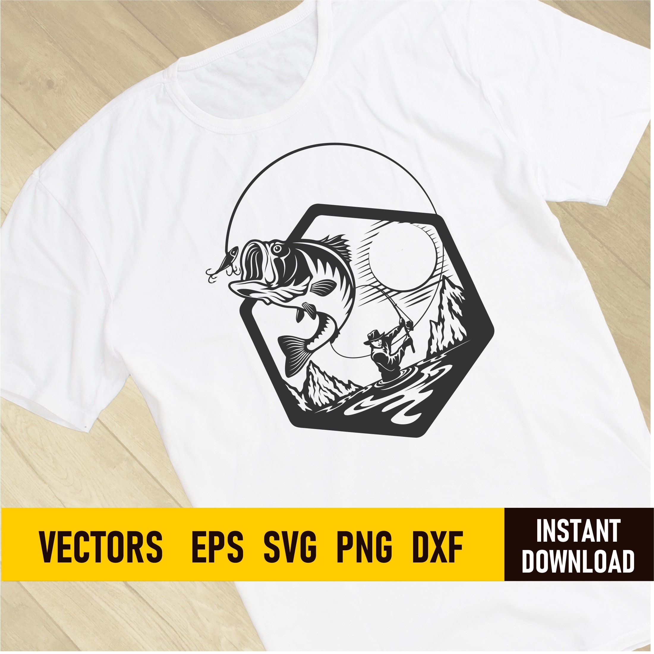 Download Crappie Fishing SVG Bass Fish Svg Crappie fish Bass Fish ...