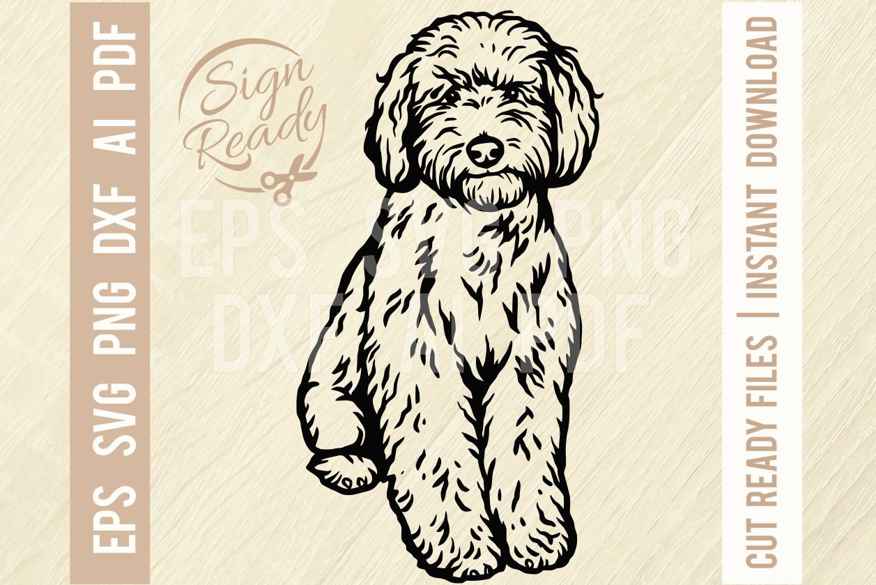 Download Labradoodle SVG Labradoodle dog Dog Breed SVG Clipart Vector | Etsy