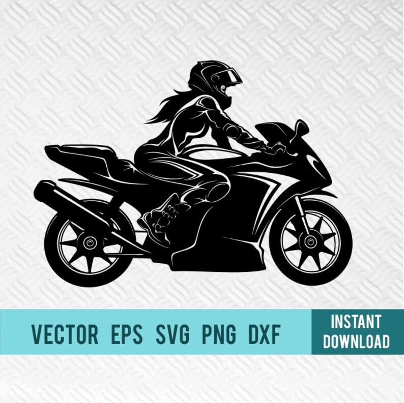 Sexy Girl Motorcycle Svg Biker Girl Svg Biker Chick Svg Women Etsy